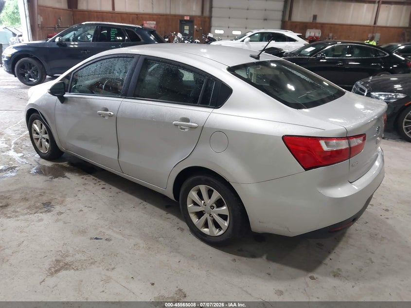 2013 Kia Rio VIN KNADN4A31D6111241 IAAI salvage auction — NORMAL WEAR, Clear (New York), sold $400 on 2026-07-15 (photo 3)