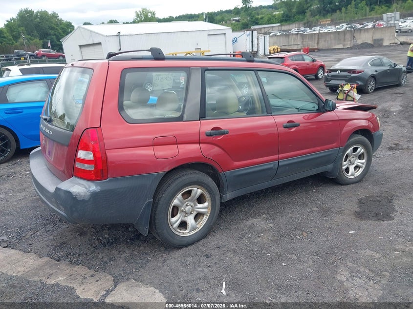 2005 Subaru Forester VIN JF1SG63665H723938 IAAI salvage auction — FRONT END, Salvage (Pennsylvania), sold $25 on 2026-07-28 (photo 4)
