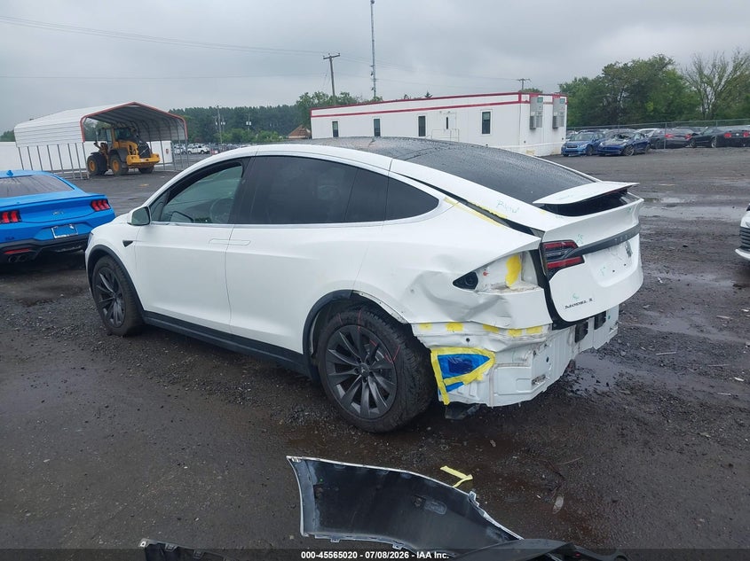2017 Tesla Model x VIN 5YJXCDE25HF076494 IAAI salvage auction — REAR END, Salvage (Virginia), sold $6,900 on 2026-07-29 (photo 3)