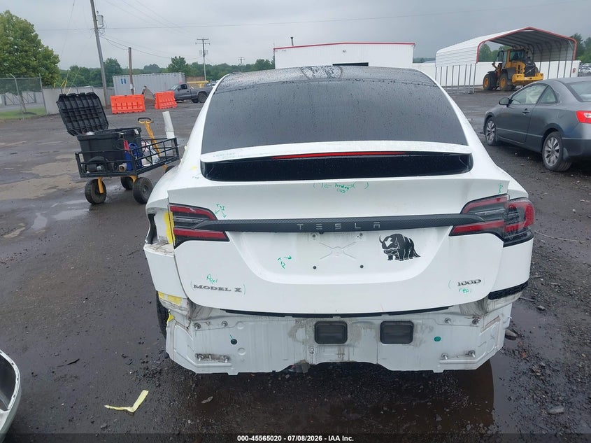 2017 Tesla Model x VIN 5YJXCDE25HF076494 IAAI salvage auction — REAR END, Salvage (Virginia), sold $6,900 on 2026-07-29 (photo 6)