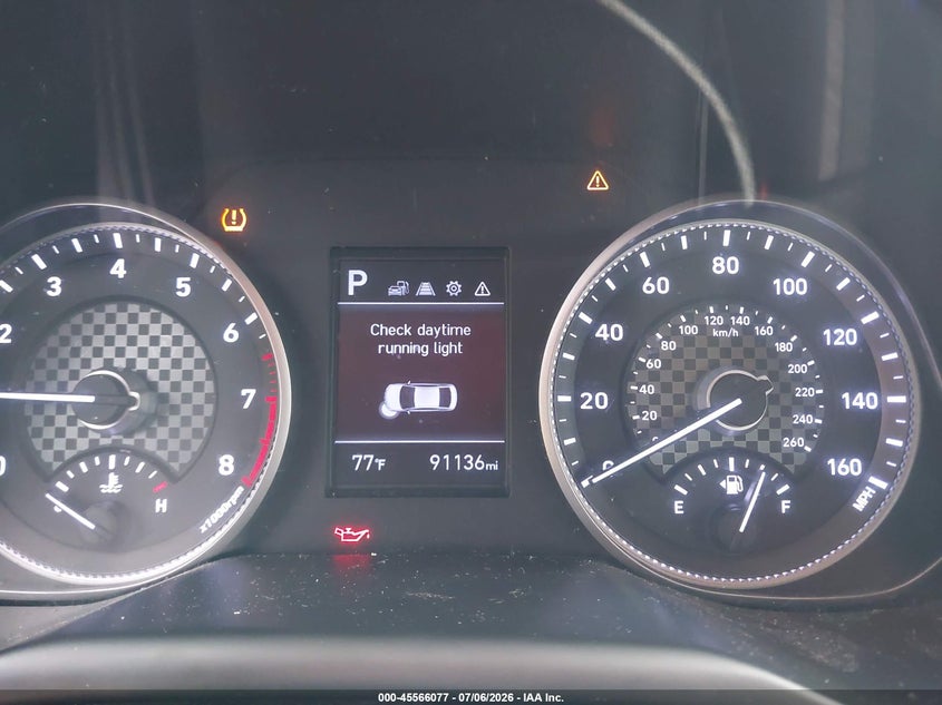 2020 Hyundai Elantra VIN KMHD74LF6LU926268 IAAI salvage auction — ENGINE DAMAGE, Salvage Title, sold $4,250 on 2026-07-09 (photo 7)