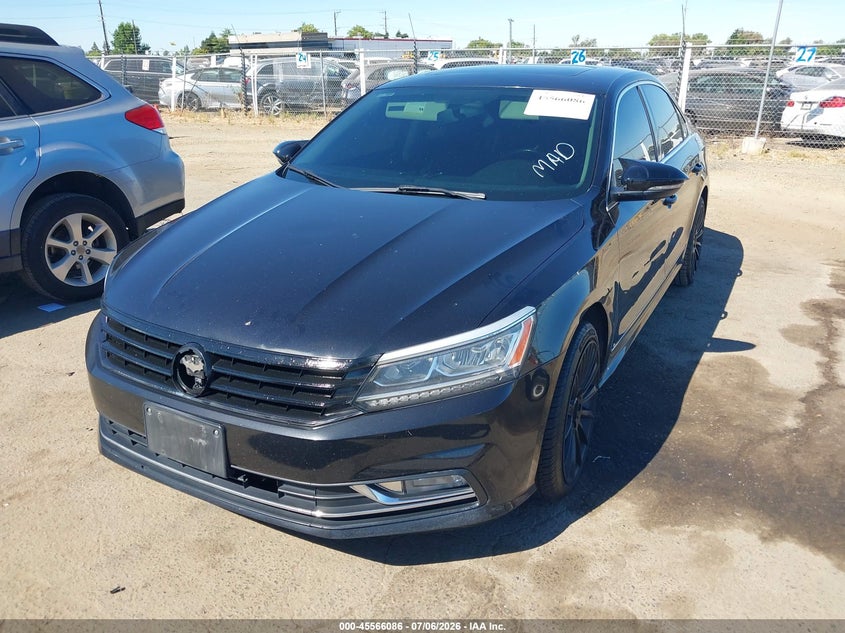 2017 Volkswagen Passat VIN 1VWBT7A34HC006036 IAAI salvage auction — NORMAL WEAR, Salvage Title, sold $1,000 on 2026-07-22 (photo 2)
