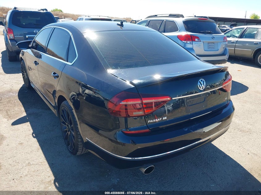 2017 Volkswagen Passat VIN 1VWBT7A34HC006036 IAAI salvage auction — NORMAL WEAR, Salvage Title, sold $1,000 on 2026-07-22 (photo 3)