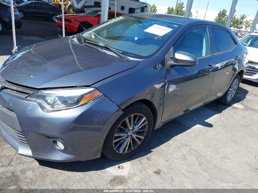 2014 Toyota Corolla VIN 5YFBURHE2EP103144 IAAI salvage auction — LEFT & RIGHT, Salvage (California), sold $2,350 on 2026-07-28 (photo 2)