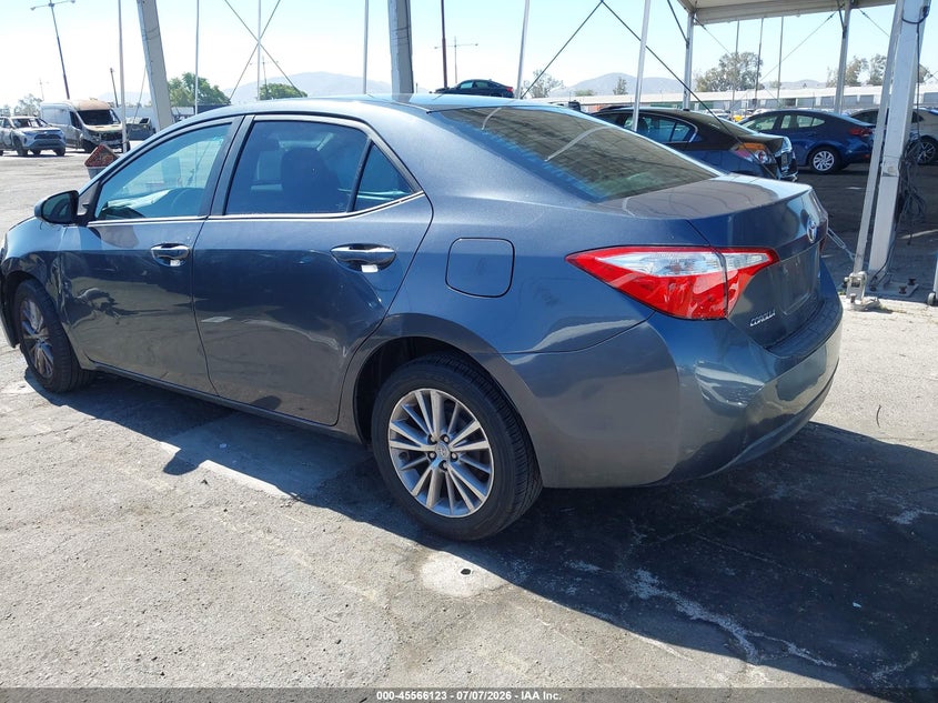 2014 Toyota Corolla VIN 5YFBURHE2EP103144 IAAI salvage auction — LEFT & RIGHT, Salvage (California), sold $2,350 on 2026-07-28 (photo 3)