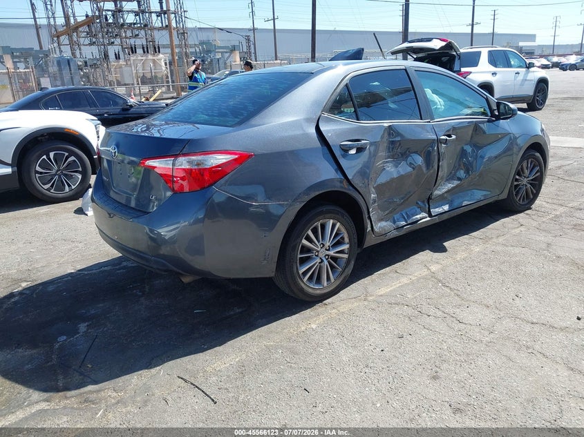 2014 Toyota Corolla VIN 5YFBURHE2EP103144 IAAI salvage auction — LEFT & RIGHT, Salvage (California), sold $2,350 on 2026-07-28 (photo 4)