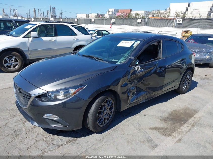 2016 Mazda 3 VIN JM1BM1J78G1288062 IAAI salvage auction — SIDE, Salvage Title, sold $1,150 on 2026-07-11 (photo 2)