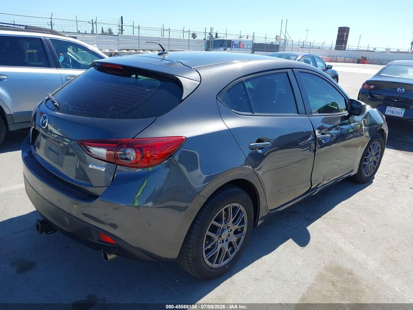 2016 Mazda 3 VIN JM1BM1J78G1288062 IAAI salvage auction — SIDE, Salvage Title, sold $1,150 on 2026-07-11 (photo 4)