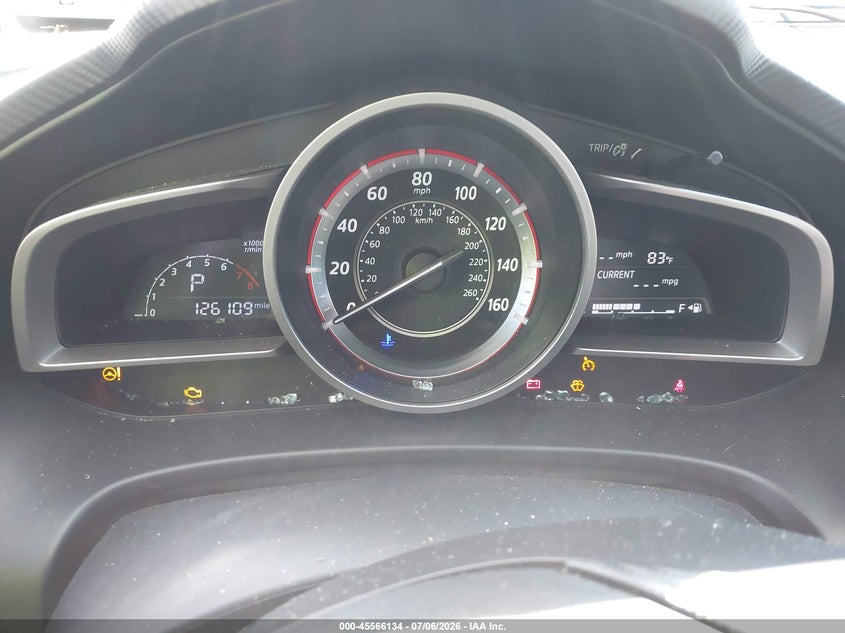 2016 Mazda 3 VIN JM1BM1J78G1288062 IAAI salvage auction — SIDE, Salvage Title, sold $1,150 on 2026-07-11 (photo 7)