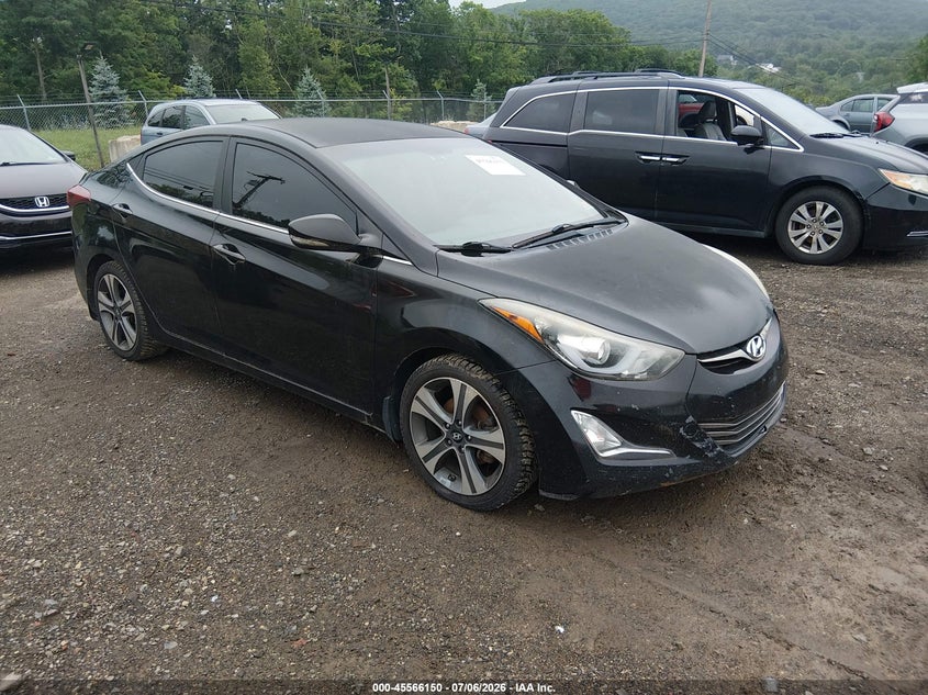 2016 Hyundai Elantra VIN KMHDH4AH4GU513174 IAAI salvage auction — NORMAL WEAR, Salvage Title, sold $1,675 on 2026-07-16 (photo 1)