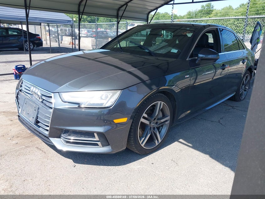 2017 Audi A4 VIN WAUENAF41HN070478 IAAI salvage auction — REAR END, Salvage (Connecticut), sold $4,600 on 2026-07-30 (photo 2)
