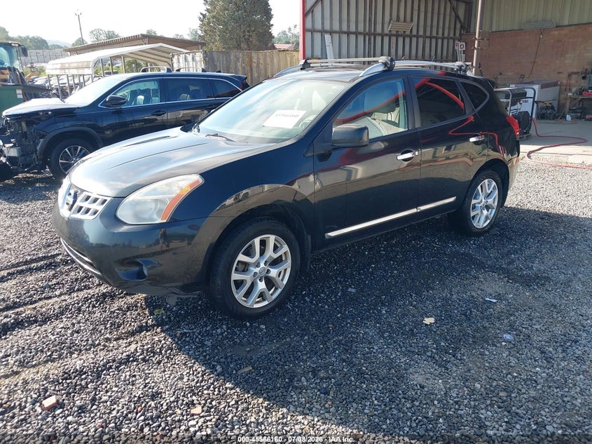 2011 Nissan Rogue VIN JN8AS5MV6BW671436 IAAI salvage auction — REAR END, Salvage (North Carolina), sold $300 on 2026-07-31 (photo 2)