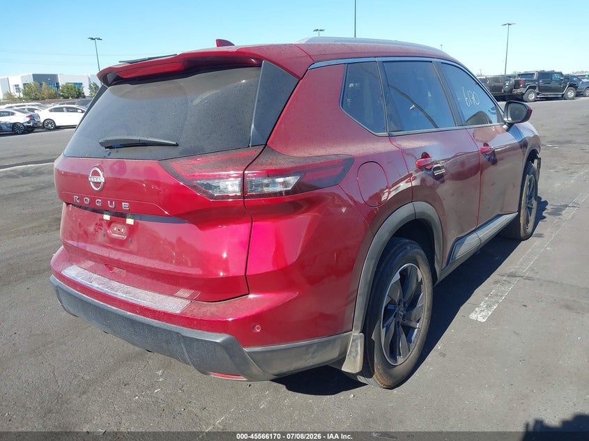 2025 Nissan Rogue VIN JN8BT3BA4SW341879 IAAI salvage auction — LEFT FRONT, Salvage Certificate (California), sold $7,300 on 2026-07-31 (photo 4)