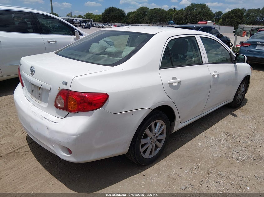 2009 Toyota Corolla VIN JTDBL40E99J035386 IAAI salvage auction — NORMAL WEAR, Original (Texas), sold $1,700 on 2026-07-21 (photo 4)