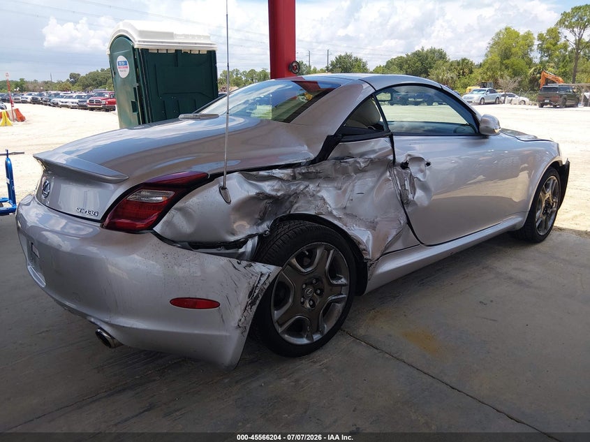 2006 Lexus Sc 430 VIN JTHFN48Y269005894 IAAI salvage auction — SIDE, Rebuildable (Florida), sold $825 on 2026-07-28 (photo 6)
