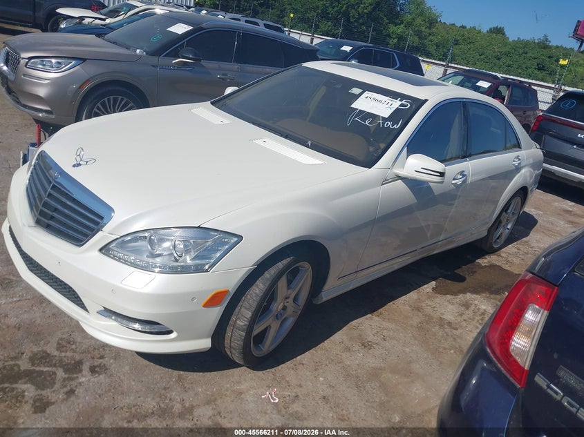 2011 Mercedes-benz S class VIN WDDNG7BB3BA396615 IAAI salvage auction — REAR END, Clear (Oklahoma), sold $25 on 2026-08-30 (photo 2)