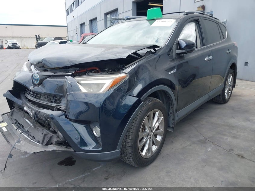 2018 Toyota Rav 4 VIN JTMDJREV1JD172913 IAAI salvage auction — FRONT END, Salvage Certificate (California), sold $3,450 on 2026-07-26 (photo 2)