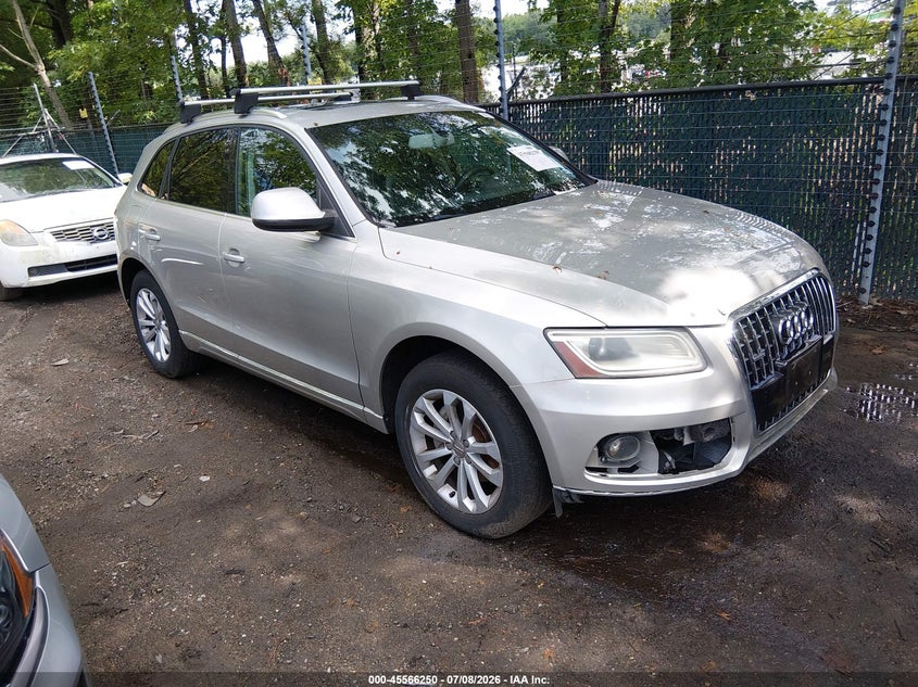 2013 Audi Q5 VIN WA1CFAFP8DA054386 IAAI salvage auction — MECHANICAL, Clear (Virginia), sold $650 on 2026-07-12 (photo 1)