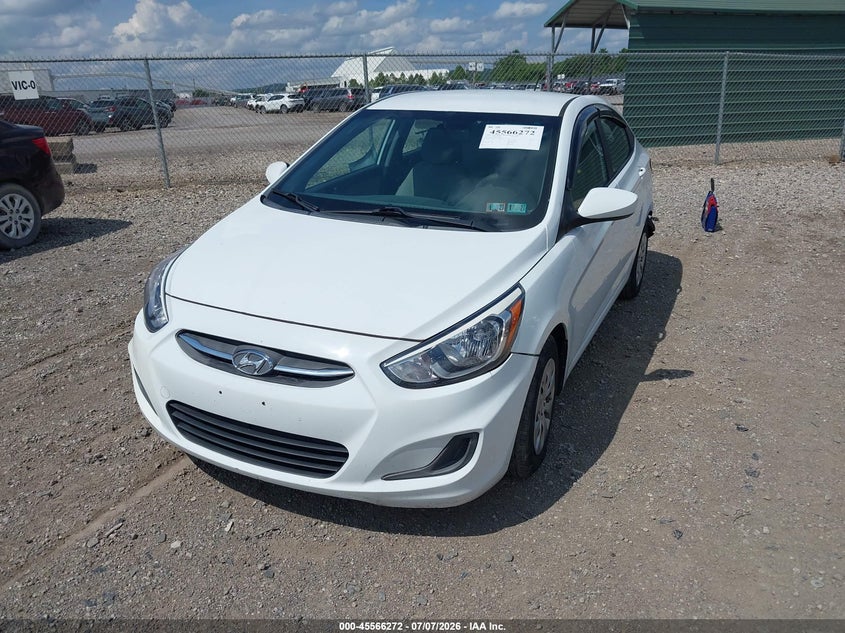 2017 Hyundai Accent VIN KMHCT4AE9HU248236 IAAI salvage auction — REAR END, Salvage (Pennsylvania), sold $1,050 on 2026-07-21 (photo 2)