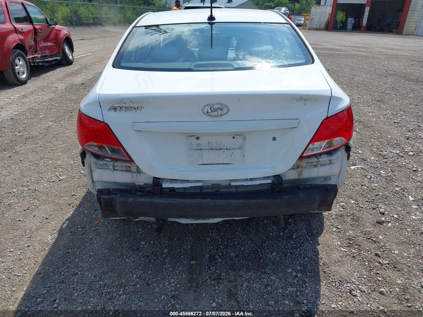 2017 Hyundai Accent VIN KMHCT4AE9HU248236 IAAI salvage auction — REAR END, Salvage (Pennsylvania), sold $1,050 on 2026-07-21 (photo 6)