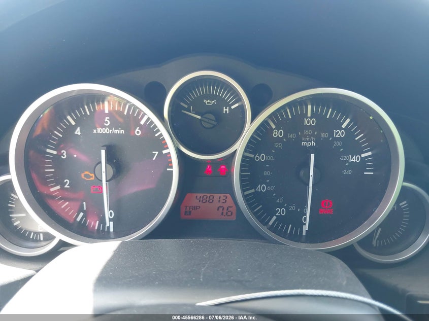 2006 Mazda Mx-5 VIN JM1NC25F460103713 IAAI salvage auction — RIGHT SIDE, Salvage (Arizona), sold $1,850 on 2026-07-28 (photo 7)