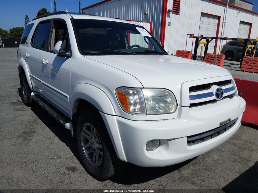 2005 Toyota Sequoia VIN 5TDZT34A65S240001 IAAI salvage auction — UNDERCARRIAGE, Salvage (California), sold $1,950 on 2026-07-30 (photo 1)