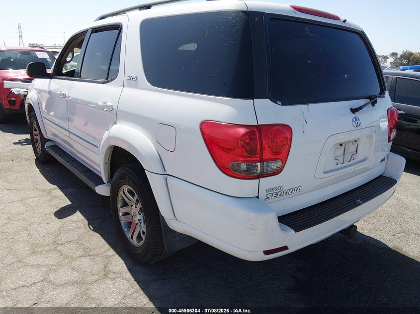 2005 Toyota Sequoia VIN 5TDZT34A65S240001 IAAI salvage auction — UNDERCARRIAGE, Salvage (California), sold $1,950 on 2026-07-30 (photo 3)