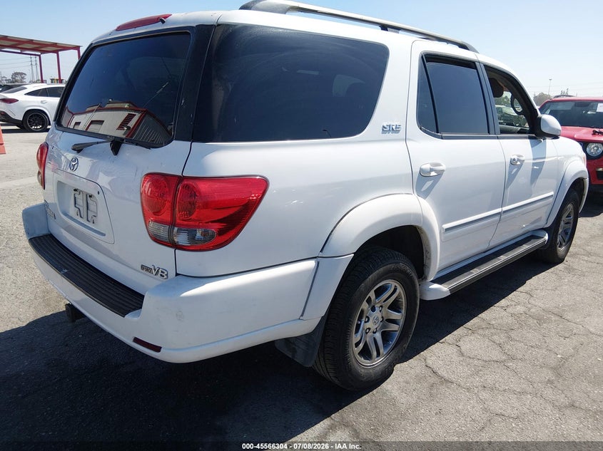 2005 Toyota Sequoia VIN 5TDZT34A65S240001 IAAI salvage auction — UNDERCARRIAGE, Salvage (California), sold $1,950 on 2026-07-30 (photo 4)