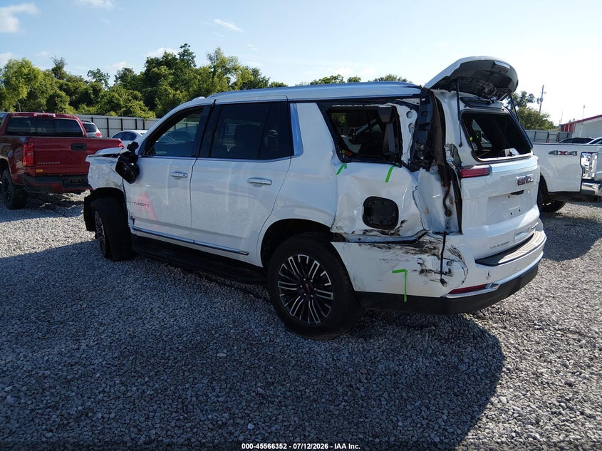 2025 Gmc Yukon VIN 1GKS2BRD9SR207591 IAAI salvage auction — FRONT & REAR, Salvage (Alabama), sold $30,375 on 2026-08-20 (photo 3)