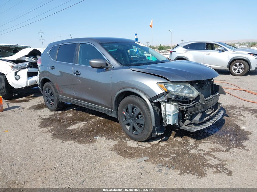2016 Nissan Rogue VIN KNMAT2MT3GP613811 IAAI salvage auction — FRONT END, Salvage (Arizona), sold $25 on 2026-07-29 (photo 1)