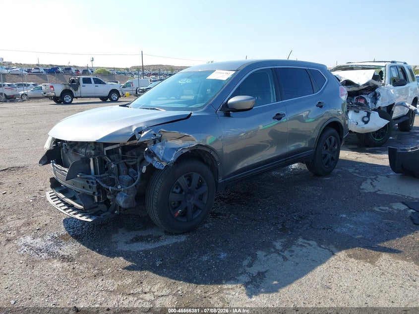 2016 Nissan Rogue VIN KNMAT2MT3GP613811 IAAI salvage auction — FRONT END, Salvage (Arizona), sold $25 on 2026-07-29 (photo 2)