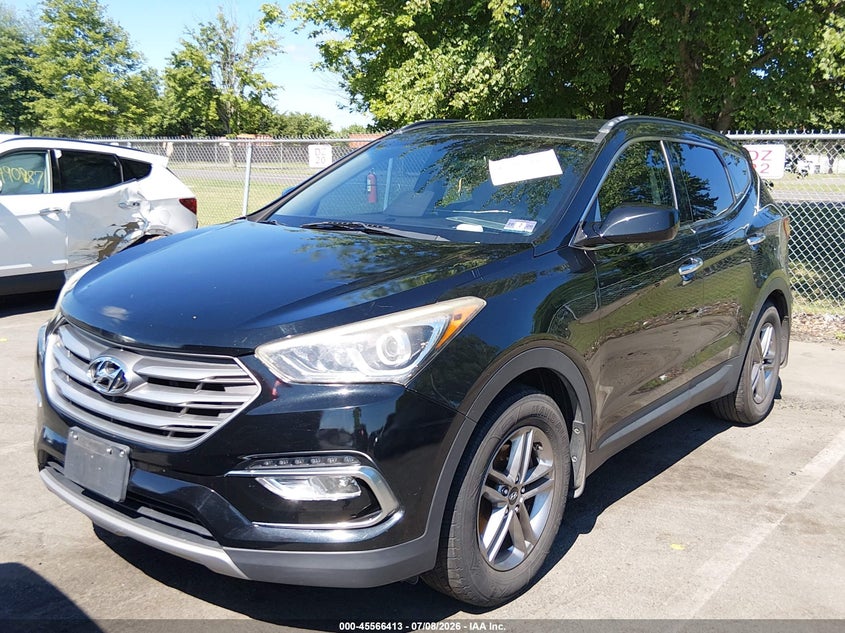 2017 Hyundai Santa fe VIN 5NMZU3LB0HH007424 IAAI salvage auction — NORMAL WEAR, Clear (New Jersey), sold $1,750 on 2026-07-10 (photo 2)