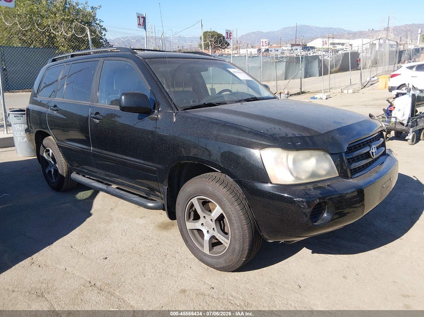 2003 Toyota Highlander VIN JTEGD21A730066874 IAAI salvage auction — NORMAL WEAR, Clear - Dealer Only (California), sold $200 on 2026-07-29 (photo 1)