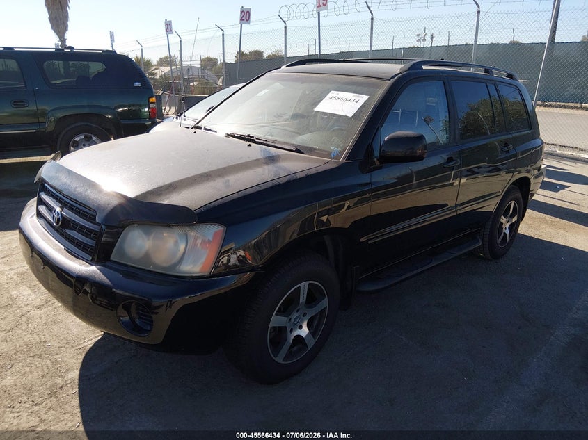 2003 Toyota Highlander VIN JTEGD21A730066874 IAAI salvage auction — NORMAL WEAR, Clear - Dealer Only (California), sold $200 on 2026-07-29 (photo 2)