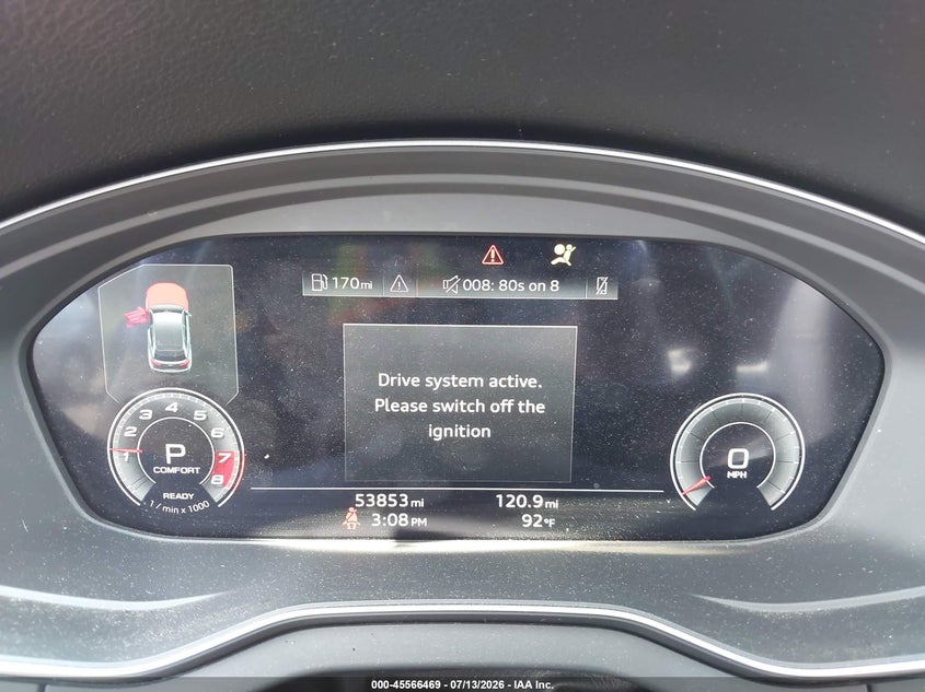 2021 Audi Q5 VIN WA1BAAFY2M2018500 IAAI salvage auction — ROOF, Salvage Title, sold $11,400 on 2026-08-02 (photo 7)