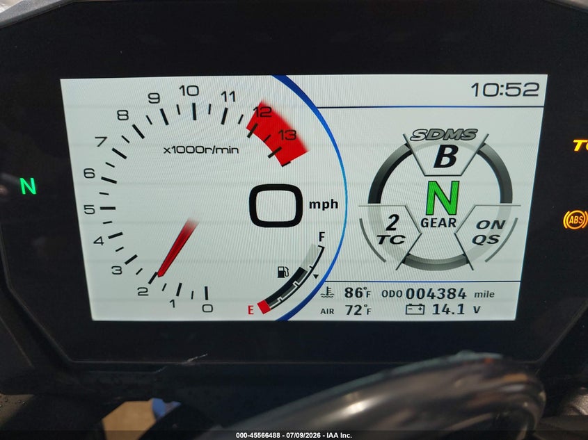 2022 Suzuki Gsx VIN JS1EK12B7N7100397 IAAI salvage auction — ROLLOVER, Salvage Title, sold $1,050 on 2026-07-30 (photo 7)