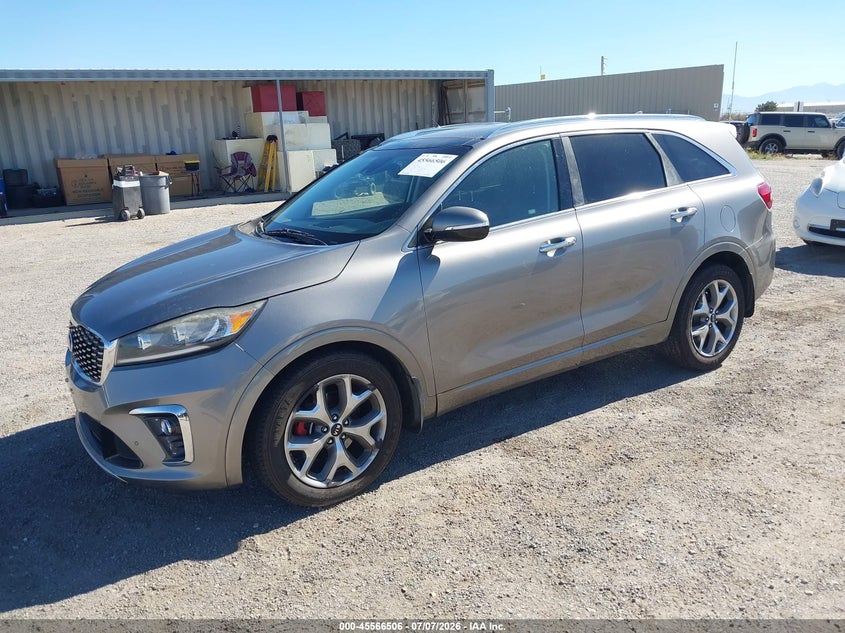 2019 Kia Sorento VIN 5XYPK4A5XKG460077 IAAI salvage auction — RIGHT FRONT, Salvage (California), sold $25 on 2026-07-30 (photo 2)