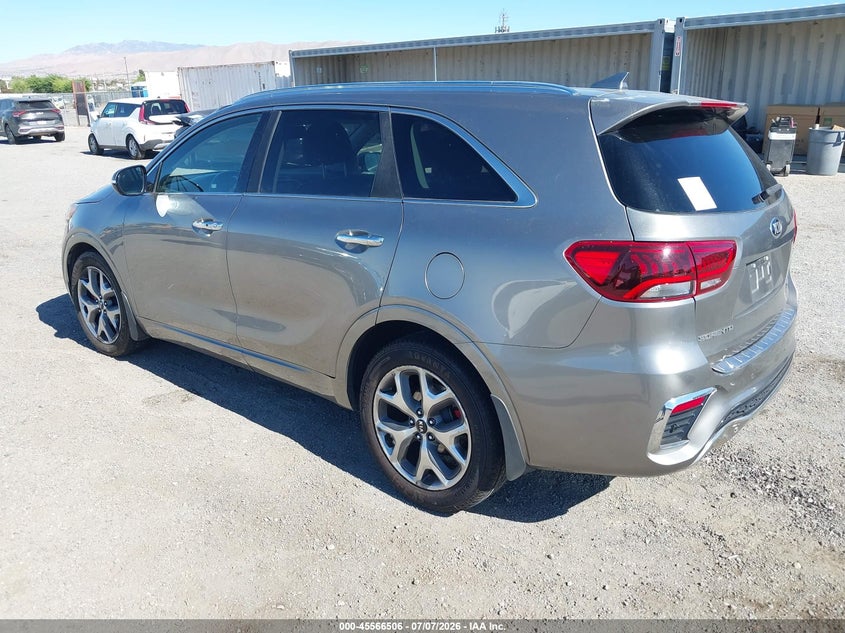 2019 Kia Sorento VIN 5XYPK4A5XKG460077 IAAI salvage auction — RIGHT FRONT, Salvage (California), sold $25 on 2026-07-30 (photo 3)