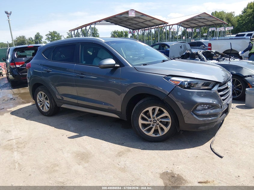 2017 Hyundai Tucson VIN KM8J33A49HU254031 IAAI salvage auction — UNKNOWN, Salvage Title, sold $2,350 on 2026-08-02 (photo 1)