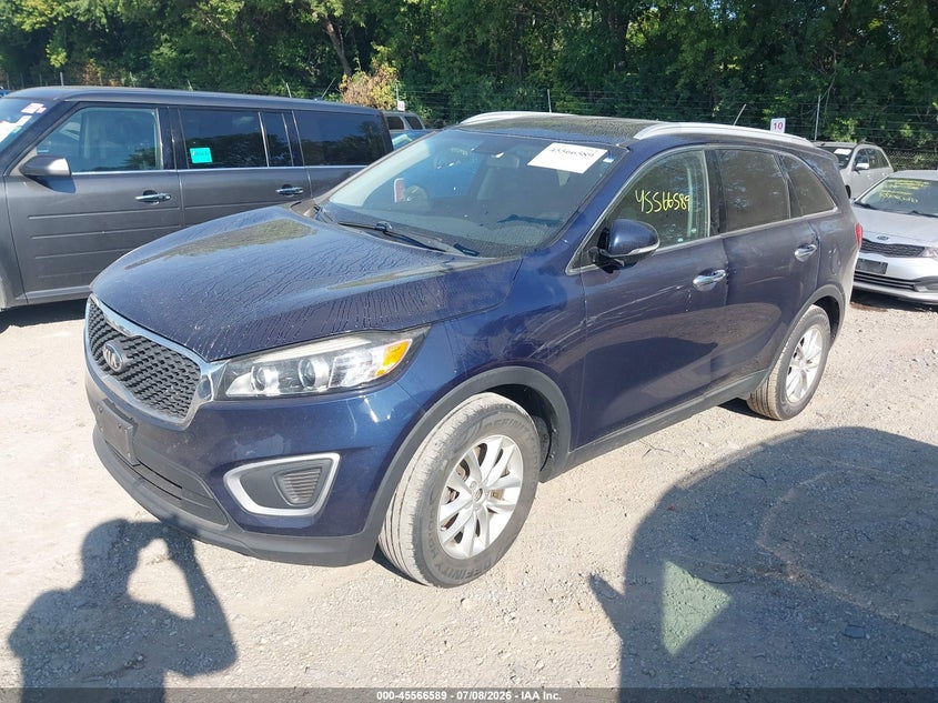 2018 Kia Sorento VIN 5XYPG4A55JG372716 IAAI salvage auction — NORMAL WEAR, Clear (Indiana), sold $1,200 on 2026-07-22 (photo 2)