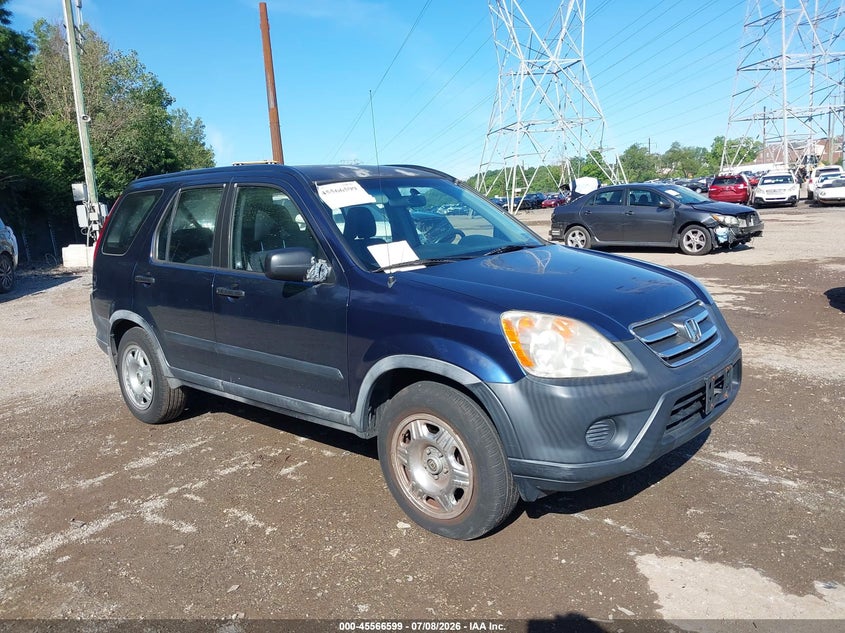2006 Honda Cr-v VIN JHLRD78526C006588 IAAI salvage auction — LEFT SIDE, Salvage (Pennsylvania), sold $925 on 2026-07-24 (photo 1)