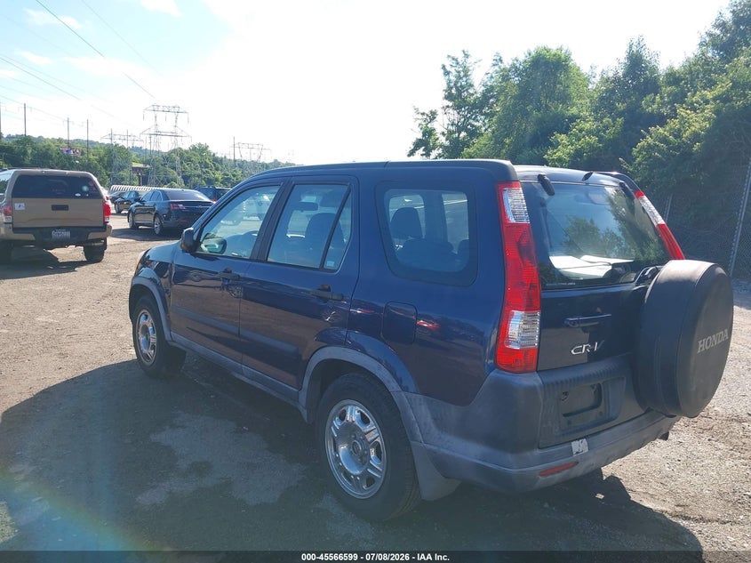 2006 Honda Cr-v VIN JHLRD78526C006588 IAAI salvage auction — LEFT SIDE, Salvage (Pennsylvania), sold $925 on 2026-07-24 (photo 3)