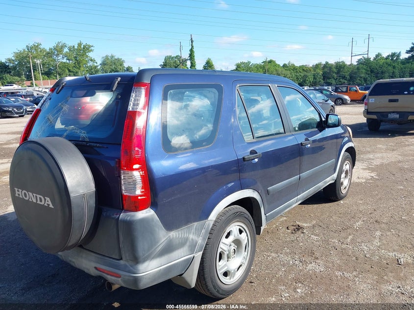 2006 Honda Cr-v VIN JHLRD78526C006588 IAAI salvage auction — LEFT SIDE, Salvage (Pennsylvania), sold $925 on 2026-07-24 (photo 4)
