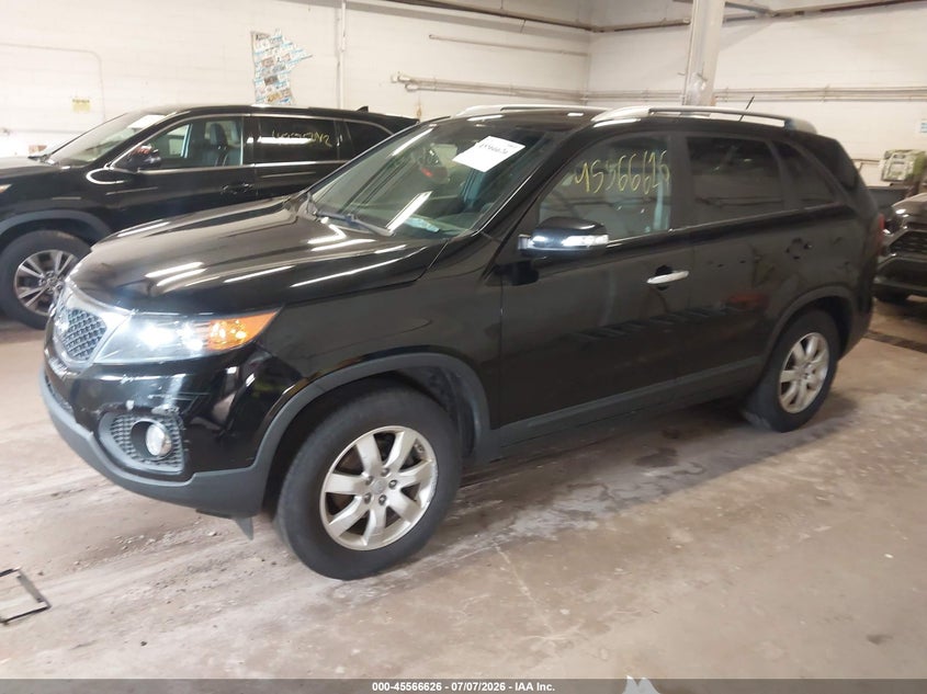 2012 Kia Sorento VIN 5XYKT3A63CG254109 IAAI salvage auction — REAR END, Parts Only Bos (Minnesota), sold $325 on 2026-07-22 (photo 2)