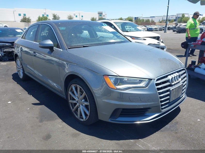 2015 Audi A3 VIN WAUCCGFF3F1036161 IAAI salvage auction — LEFT REAR, Salvage Certificate (California), sold $3,050 on 2026-07-10 (photo 1)