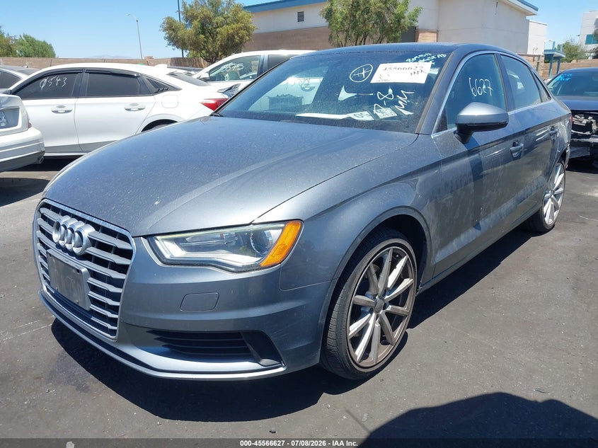 2015 Audi A3 VIN WAUCCGFF3F1036161 IAAI salvage auction — LEFT REAR, Salvage Certificate (California), sold $3,050 on 2026-07-10 (photo 2)