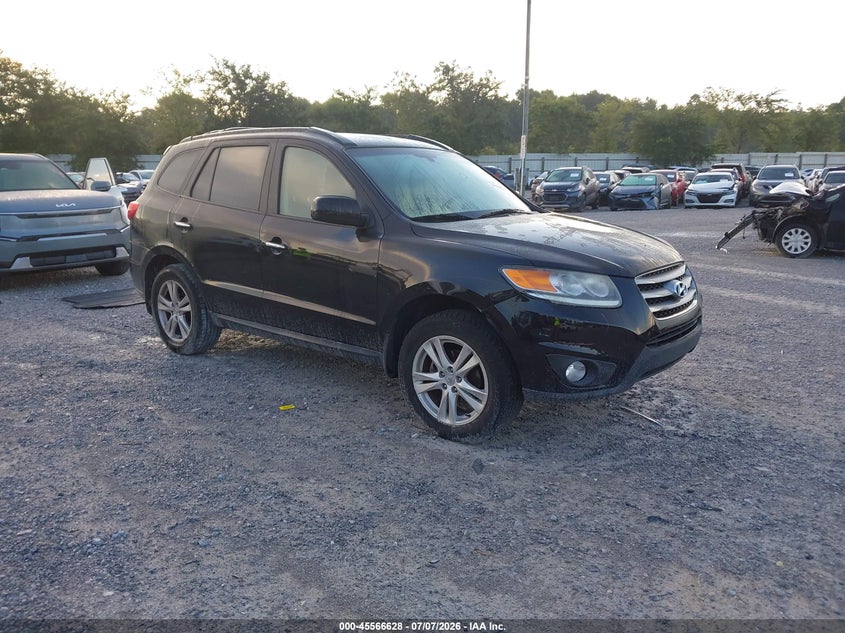 2012 Hyundai Santa fe VIN 5XYZK4AG0CG104152 IAAI salvage auction — LEFT REAR, Rebuildable (Florida), sold $1,400 on 2026-07-30 (photo 1)
