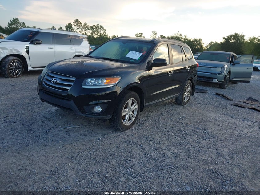 2012 Hyundai Santa fe VIN 5XYZK4AG0CG104152 IAAI salvage auction — LEFT REAR, Rebuildable (Florida), sold $1,400 on 2026-07-30 (photo 2)