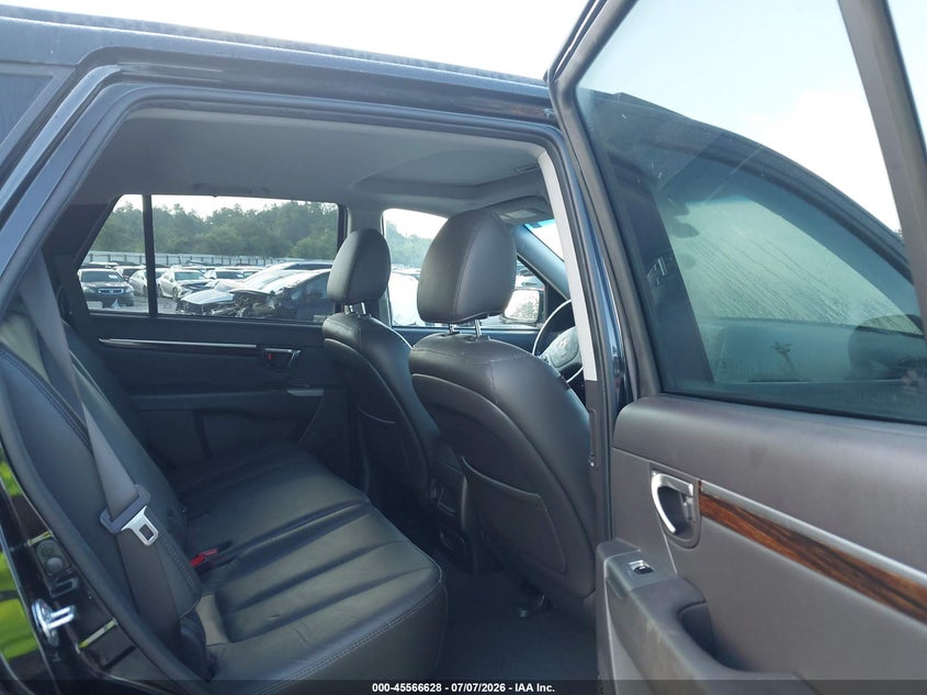2012 Hyundai Santa fe VIN 5XYZK4AG0CG104152 IAAI salvage auction — LEFT REAR, Rebuildable (Florida), sold $1,400 on 2026-07-30 (photo 8)