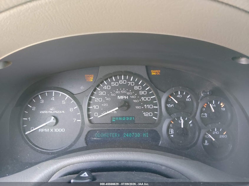 2002 Oldsmobile Bravada VIN 1GHDT13S122342473 IAAI salvage auction — NORMAL WEAR, Clear - Public Restricted (Oregon), sold $25 on 2026-07-13 (photo 7)